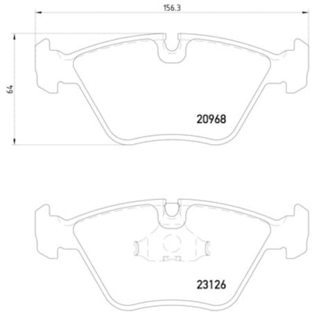 Pagid Brakes Disc Brake Pad, 355008971 355008971
